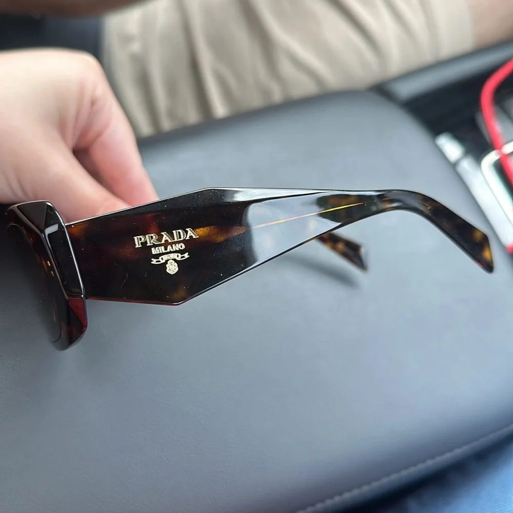 PRADA Tortious Scultoreo Narrow Sunglasses in Havana Sunglasses PR 17WS - Picture 12 of 16